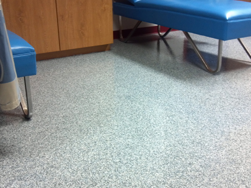stontec erf flooring in school nurse's office