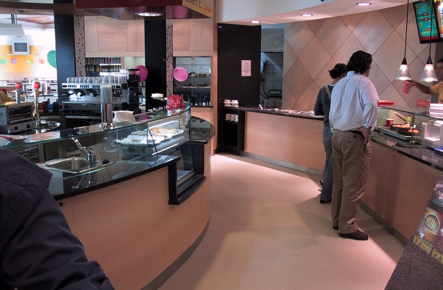 stonblend gsi flooring in food court